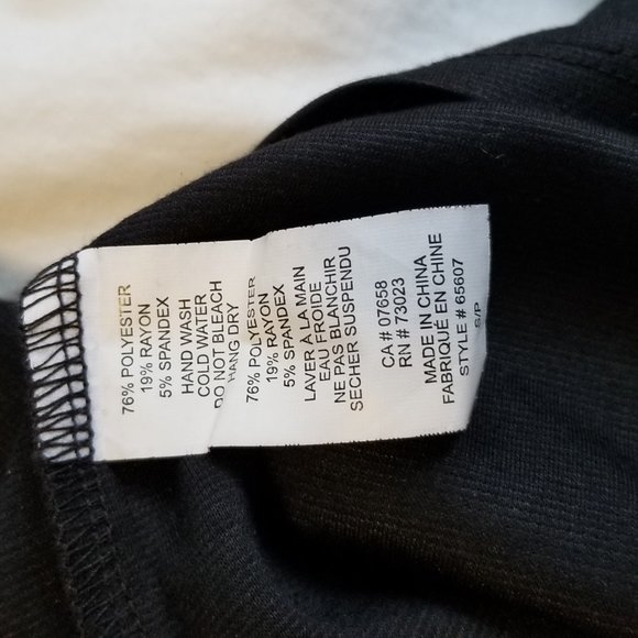 Urban Behavior Black Peplum Dress - Picture 4 of 4